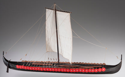 Dusek-Mamoli - D005 Viking Longship - Plank-On-Frame Wood Ship Model Kit - 1:35 Scale - 850 mm (34") Long