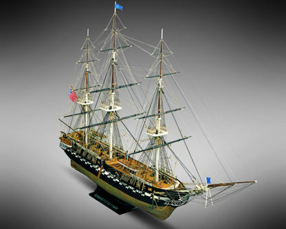 Dusek-Mamoli - Mamoli MV31 USS CONSTITUTION 54 gun United States frigate 1797 1/93 Length: 973 mm, Height:667mm