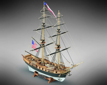 Dusek-Mamoli - Mamoli MV48 - Lexington - Wood Plank-On-Frame Model Ship Kit - Scale 1/100 - Length 420 mm (17")