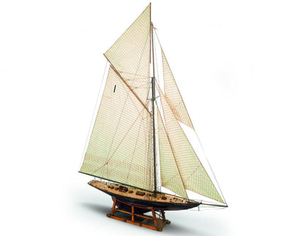 Dusek-Mamoli - Mamoli MV44 Britannia Model Ship Kit - British Regatta Yacht - Scale 1/64 - Length 30 in - Height 36.6 in