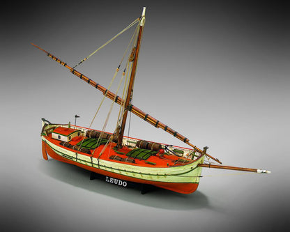 Dusek-Mamoli - Mamoli MV29 Leudo Model Ship Kit - Original merchant launch - Scale 1/32 - Length 25.7 in - Height 17.4 in