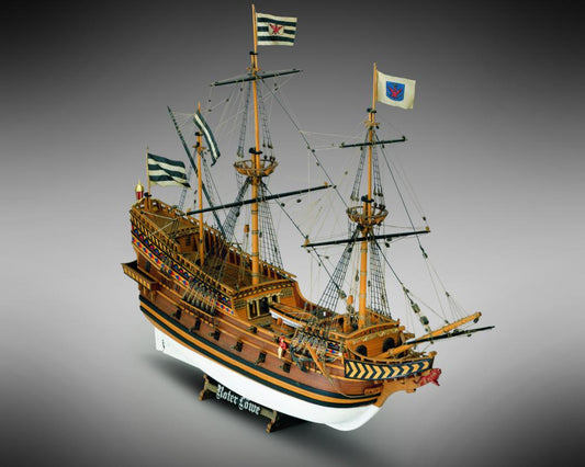 Dusek-Mamoli - Mamoli MV19 Roter Löwe - Elector of Brandenburg Galleon - Scale 1/55 - Length 28.4 in - Height 21.3 in