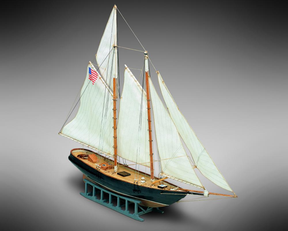 Dusek-Mamoli - Mamoli MM04 - America - Pre-Carved Wooden Hull Ship Model Kit - Scale 1/140 Length 370mm (14.5")