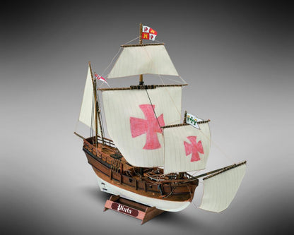 Dusek-Mamoli - Mamoli MM15 - Pinta - Pre-Carved Wooden Hull Ship Model Kit - Scale 1/106 Length 300mm (12'')