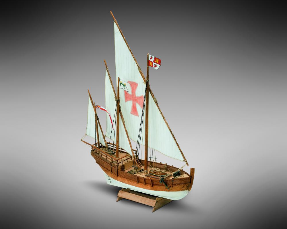 Dusek-Mamoli - Mamoli MM16 - Nina - Pre-Carved Wooden Hull Ship Model Kit - Scale 1/106 Length 235mm (9")