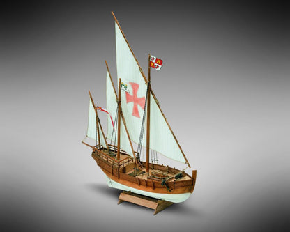 Dusek-Mamoli - Mamoli MM16 - Nina - Pre-Carved Wooden Hull Ship Model Kit - Scale 1/106 Length 235mm (9")