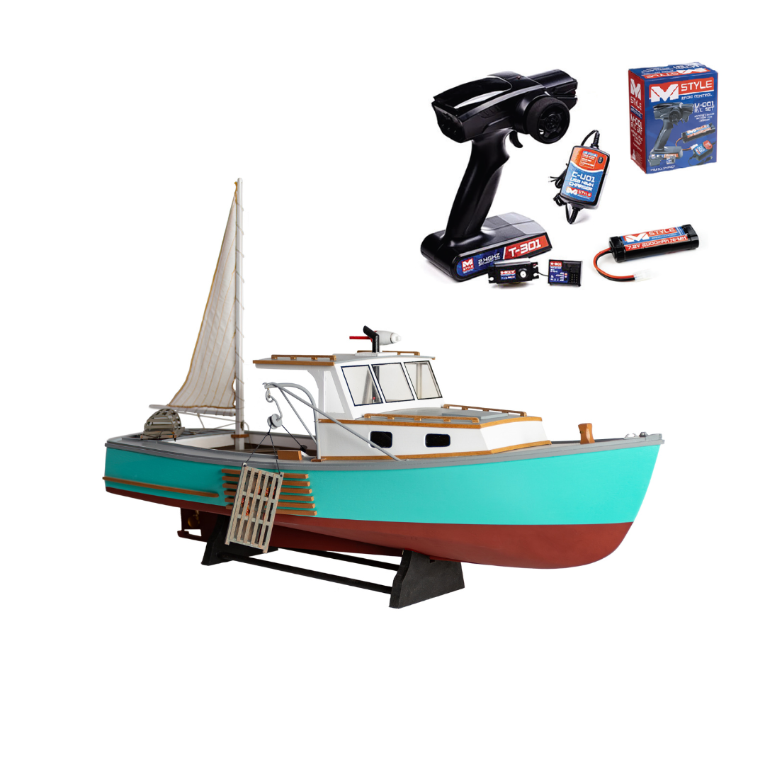 Midwest - RC Combo Set for Midwest 991 Maine Lobster Boat (Ship Kit not included)