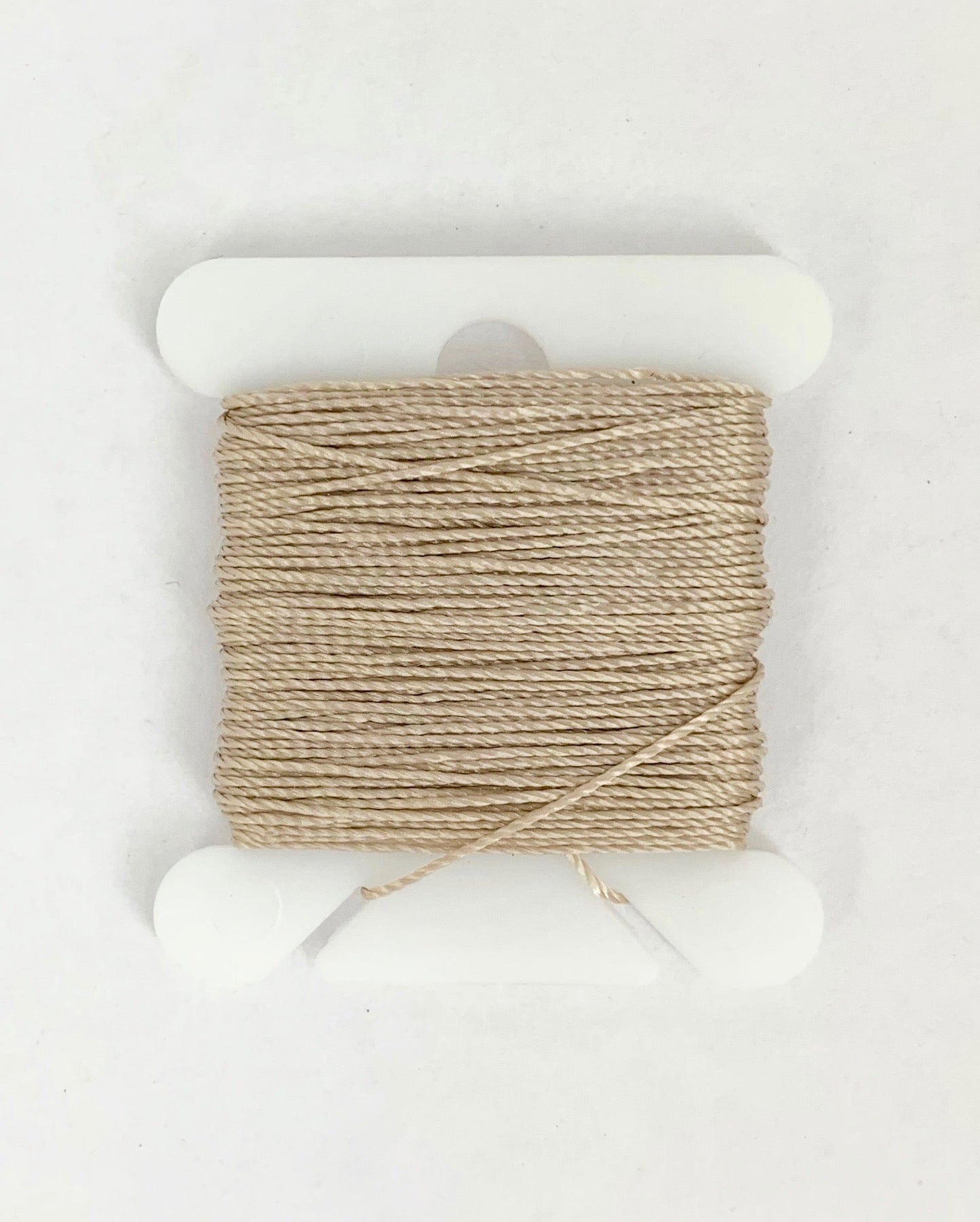 Model Expo - .02" x 10yds (@.5mm x 9.14m ) Beige Bead Cord Jewelry Nylon