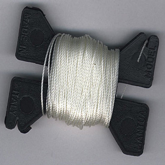 Model Expo - .04" x 10yds (@1mm x 9.14m ) White Bead Cord Jewelry Nylon