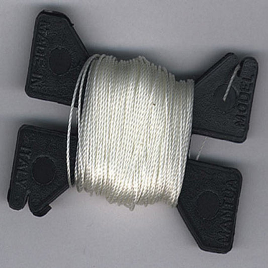 Model Expo - .008" x 10yds (@.2mm x 9.14m ) White Bead Cord Jewelry Nylon