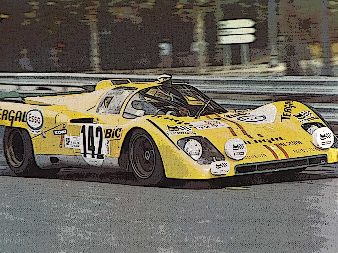 Ferrari 512 M 1971 Tour de France Auto  –  Juncadella - Gu – nard - Jabouille  –  Tameo Kit MTG010