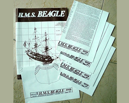 HMS Beagle 1:64 Scale MV20 Plank-on-Bulkhead Kit by Mamoli – Model