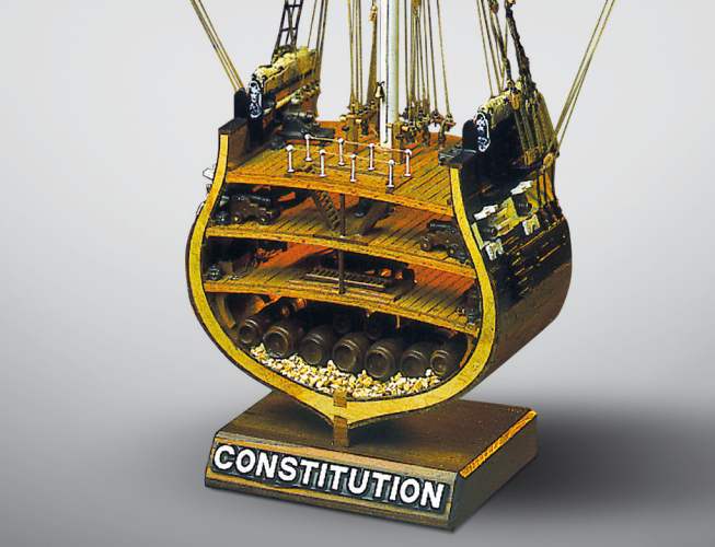 Corel - SM24 VICTORY CROSS SECTION 1:98 SCALE - Wooden Ship Model Kit