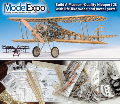 MODEL AIRWAYS NIEUPORT 28 RICKENBACKER 1:16 SCALE