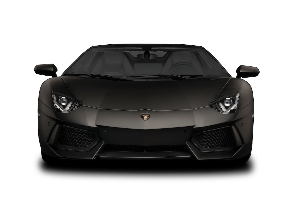 Pocher Lamborghini Aventador LP 700-4 Roadster Nero Nemesis Matte Black 1:8 Die-cast Metal Kit