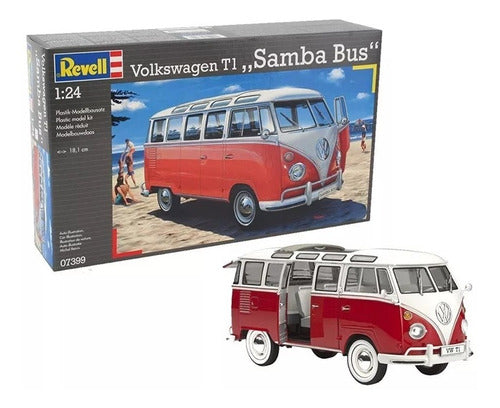 Revell - Volkswagen T1 "Samba Bus" 1:24 Scale