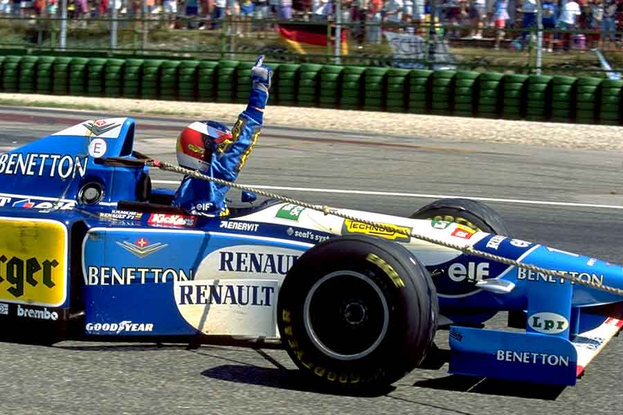 Tameo - TMK200 Bennetton B-195 Renault - 1995 - White Metal Car Kit - Scale 1:43, Made in Italy