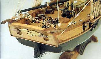 Dusek-Mamoli - Mamoli MV48 - Lexington - Wood Plank-On-Frame Model Ship Kit - Scale 1/100 - Length 420 mm (17")
