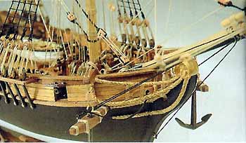 Dusek-Mamoli - Mamoli MV48 - Lexington - Wood Plank-On-Frame Model Ship Kit - Scale 1/100 - Length 420 mm (17")