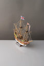 Corel - SM103 Mayflower - Solid Carved Wood Hull Kit - Scale 1:140 - Length 13-1/4"