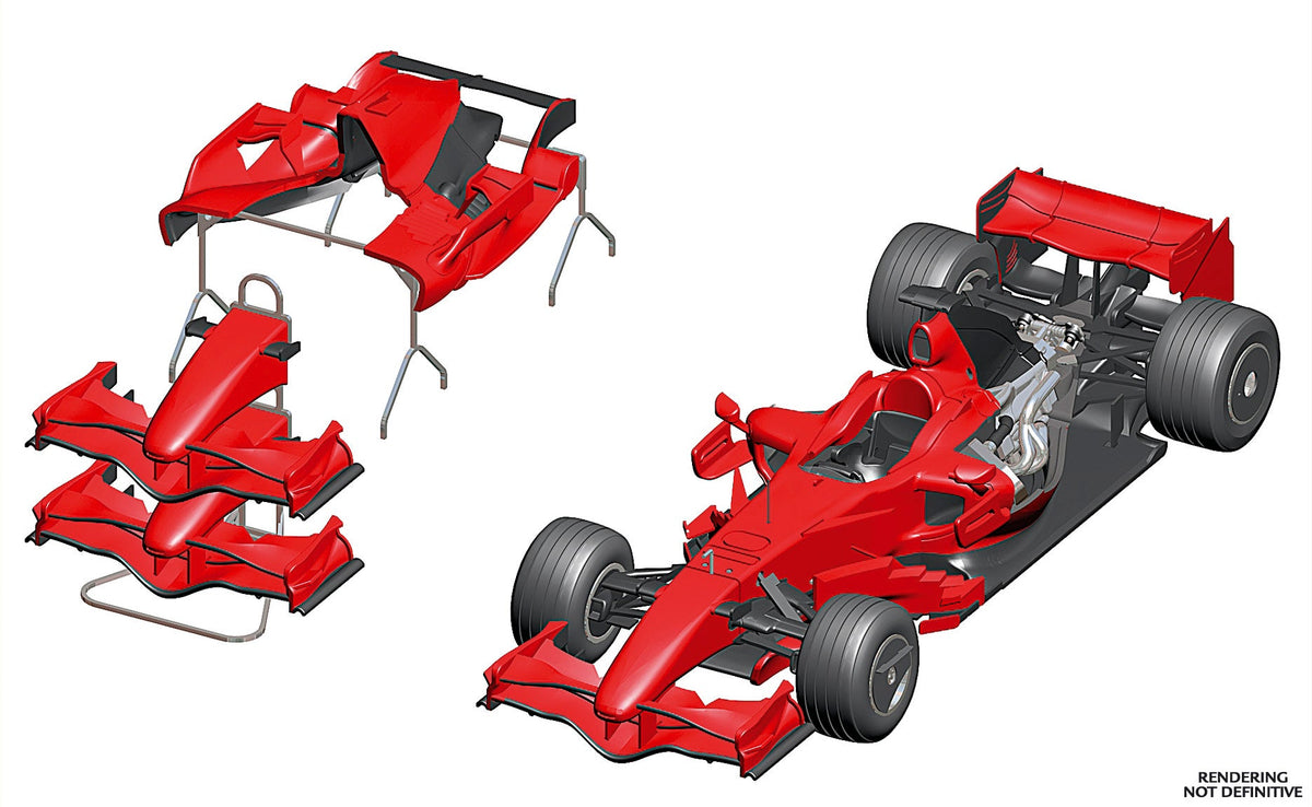 Ferrari F2007 2007 G.P. Brazil  –  Felipe Massa, Kimi Raikkonen  –  Tameo Kit TMK374