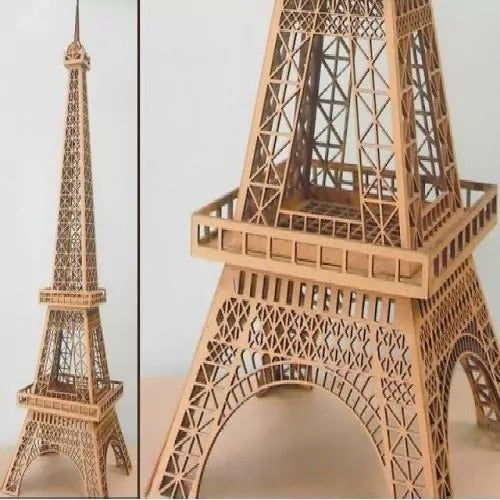 Nauticurso Eiffel Tower Wood Kit 1:550 (23" Tall)