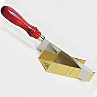 Thin Slot Miter Box W/Dlx Saw