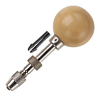 Pin Vise Wood Ball Handle