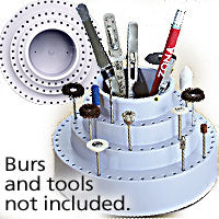 Rotating Bur Holder W/Storage